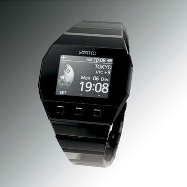 Illustration for article titled Seiko Spectrum Bracelet Watch Uses E-Ink, Looks Scary Cool